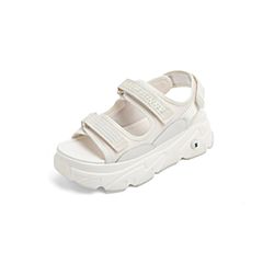 森达2020夏季新款专柜同款韩版户外厚底休闲女凉鞋4XA01BL0