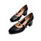 森达2020秋季新款专柜同款知性玛丽珍粗跟女单鞋3ZE01CQ0