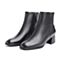 森达2020冬季新款专柜同款时尚潮流粗跟女短靴VF243DD0