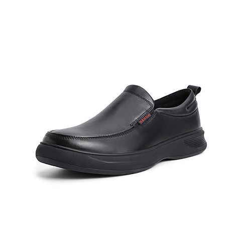 森达2020冬季新品专柜同款简约一脚蹬舒适男休闲皮鞋1WV38DM0