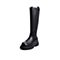 森达2020冬季新品时尚欧美潮流街拍休闲女长筒靴Z9006DG0