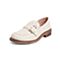 森达2021春季新款商场同款简约皮带扣休闲女乐福单鞋3RS01AM1