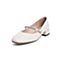 森达2021春季新款商场同款简约玛丽珍通勤粗跟女单鞋3DH01AQ1