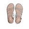 森达2021夏季新款商场同款简约时尚半圆条平底休闲女凉鞋4D230BL1