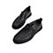 森达2021春季新款舒适一脚蹬打孔透气男休闲皮鞋Z1214BM1