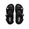 森达2021夏季新款商场同款格子毛线布厚底休闲女凉鞋4C334BL1