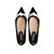 森达2021秋季新款气质珍珠时尚通勤尖头平跟女单鞋Z0106CQ1