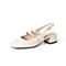 森达2021夏季新款时尚玛丽珍款式甜美粗跟女凉鞋Z0327BL1