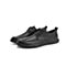 森达2021秋季新款简约系带平底舒适男休闲皮鞋Z0435CM1