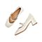 森达2021秋季新款商场同款气质玛丽珍珍珠粗跟女浅口单鞋3EJ01CQ1