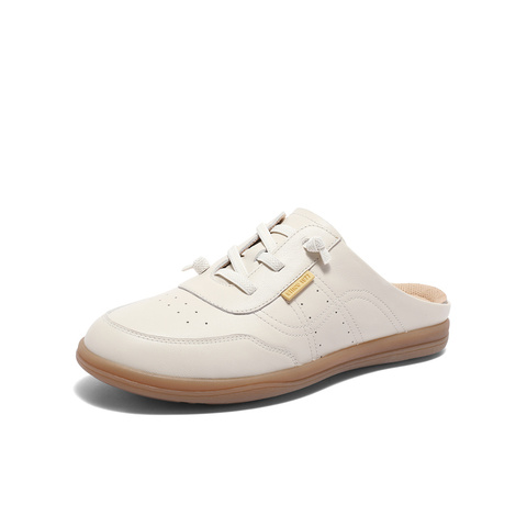 森达舒适穆勒鞋女2024夏季新款商场同款一脚蹬平底休闲鞋4WG30BH4