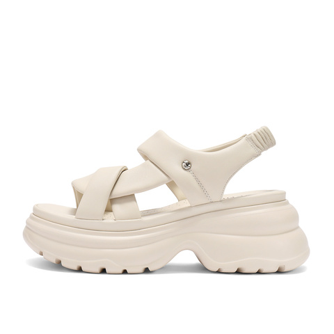 森达休闲凉鞋女款2025夏季新款商场同款运动风休闲鞋XPP02BL5