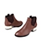 SKAP/圣伽步 女子 职场新贵 牛皮 低靴 冬季 专柜同款 驼色 1031109187