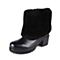 SKAP/圣伽步 女子 牛皮 中靴 专柜同款 黑色 1031061194