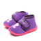 SNOOPY/史努比紫色幼童绒布棉鞋NS17261