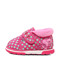 SNOOPY/史努比桃红布女婴幼童叫叫鞋运动鞋 N89001