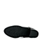 STACCATO/思加图冬季专柜同款女士黑色打蜡胎牛皮女皮靴9SF02DD4