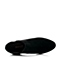 STACCATO/思加图冬季专柜同款黑色羊绒面皮/黑白贴膜羊皮女皮靴9SM04DD4
