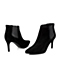 STACCATO/思加图冬季专柜同款女士黑色羊绒面皮/黑色亮片布女皮靴9SX03DD4