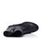 STACCATO/思加图冬季专柜同款黑色休闲牛皮女靴（皮里）9GR30DZ4