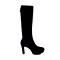 STACCATO/思加图冬季专柜同款黑色羊绒面皮女皮靴9QZ10DG4