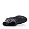 STACCATO/思加图冬季专柜同款黑色休闲牛皮女靴（绒里）9GR30DZ4