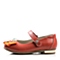 STACCATO/思加图童鞋专柜同款年春秋季橙色牛皮女小童皮鞋浅口鞋93505