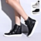 STACCATO/思加图时尚休闲运动风春季专柜同款女士黑色绵羊皮女皮靴EPP47AD4