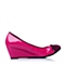 STACCATO/思加图春季专柜同款女士紫红漆皮胎牛皮革女皮鞋R986DAQ5