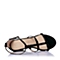 STACCATO/思加图夏季专柜同款羊皮罗马风坡跟女皮凉鞋9RG08BL5
