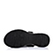 STACCATO/思加图夏季专柜同款黑色打蜡胎牛皮女凉鞋9VH03BL5
