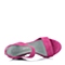 STACCATO/思加图夏季专柜同款桃红色羊绒皮女凉鞋100093617