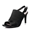 STACCATO/思加图夏季专柜同款黑色绵羊皮女凉鞋9VM01BL5