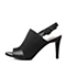 STACCATO/思加图夏季专柜同款黑色绵羊皮女凉鞋9VM01BL5