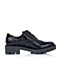 STACCATO/思加图秋季专柜同款黑漆牛皮英伦学院风休闲女单鞋9XR01CM5