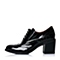STACCATO/思加图秋季专柜同款黑色漆牛皮女单鞋9XA01CM5