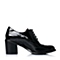 STACCATO/思加图秋季专柜同款黑色漆牛皮女单鞋9XA01CM5