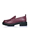 STACCATO/思加图秋季专柜同款暗红色胎牛皮革女单鞋9XF04CM5