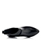 STACCATO/思加图秋季专柜同款黑色打蜡胎牛皮女靴9XH05CD5