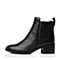 STACCATO/思加图冬季专柜同款黑色牛皮女短靴(皮里)9XY03DD5