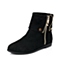 STACCATO/思加图冬季专柜同款黑色羊皮女靴（皮里）9UV31DS5