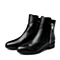 STACCATO/思加图冬季专柜同款黑色牛皮女短靴9SM09DD5