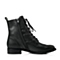 STACCATO/思加图冬季专柜同款黑色牛皮女短靴(皮里)9RA43DD5