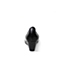 STACCATO/思加图秋专柜同款黑色羊皮牛皮拼接女单鞋ER995CQ5