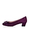 STACCATO/思加图秋季专柜同款紫色羊皮浅口女单鞋9SN08CQ5