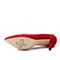STACCATO/思加图秋专柜同款红羊绒皮女单鞋A9101CQ5