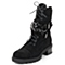 STACCATO/思加图冬季专柜同款黑羊绒皮女靴（皮里）EA597DZ5