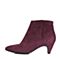 STACCATO/思加图冬季专柜同款深紫羊绒皮女靴（皮里）C5101DD5