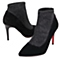STACCATO/思加图冬季专柜同款黑羊绒皮女靴(皮里)9VZ06DD5