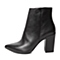 STACCATO/思加图冬季专柜同款黑色绵羊皮女靴（皮里）C8101DD5